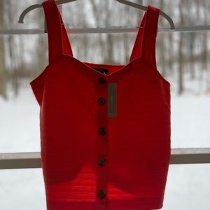 Jcrew red tank top